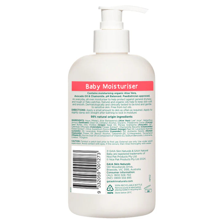 Gaia Natural Baby Moisturizer