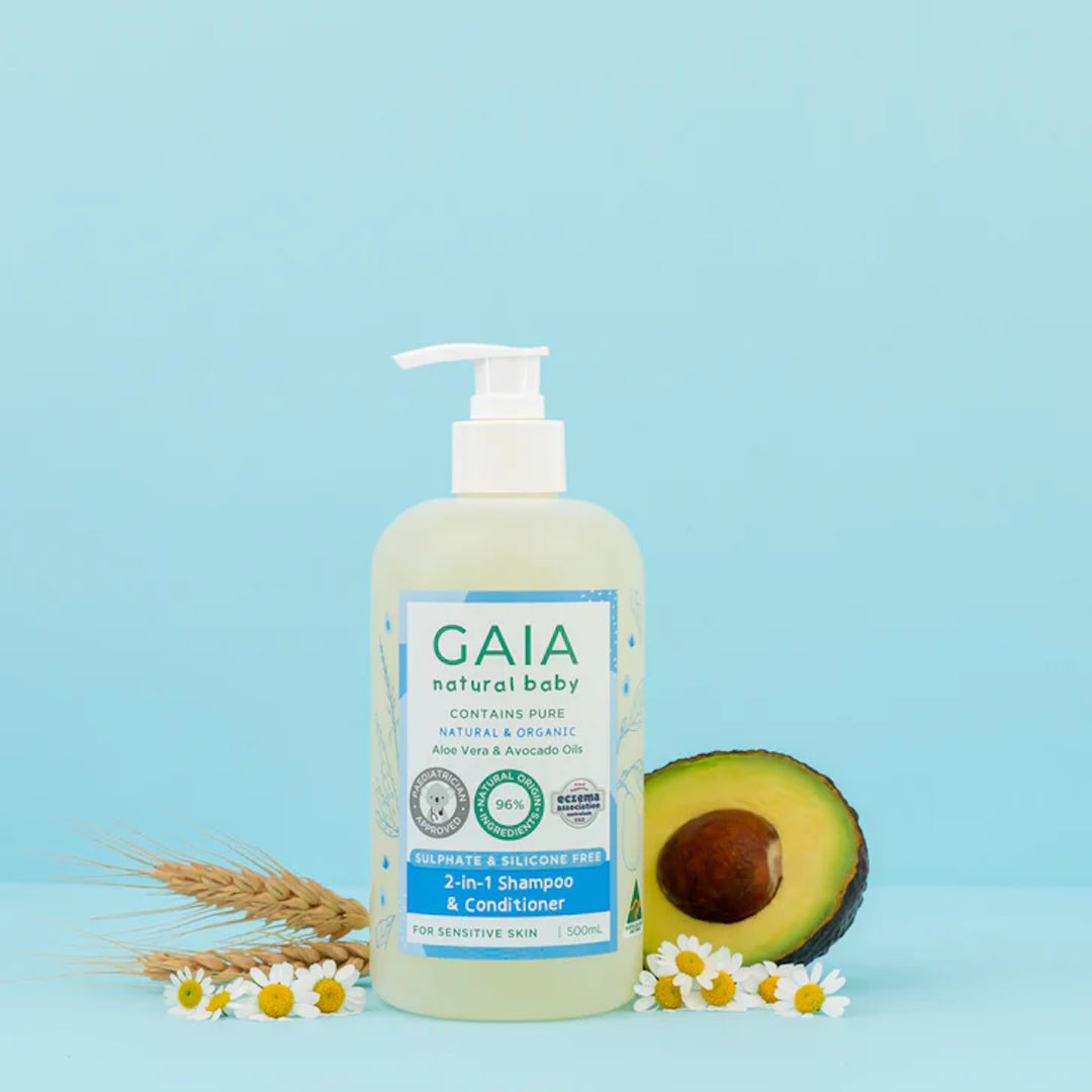 Gaia Natural Baby 2-In-1 Shampoo & Conditioner