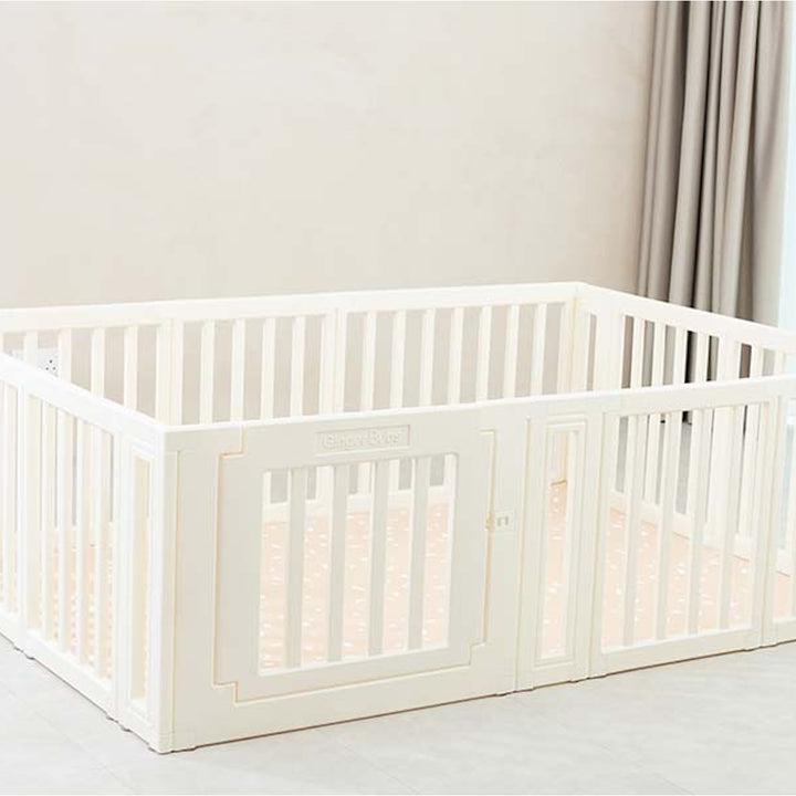 GingerBubs Playpen Pearl White