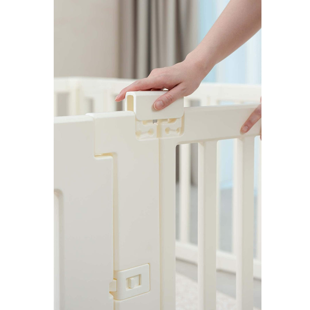 GingerBubs Playpen Pearl White
