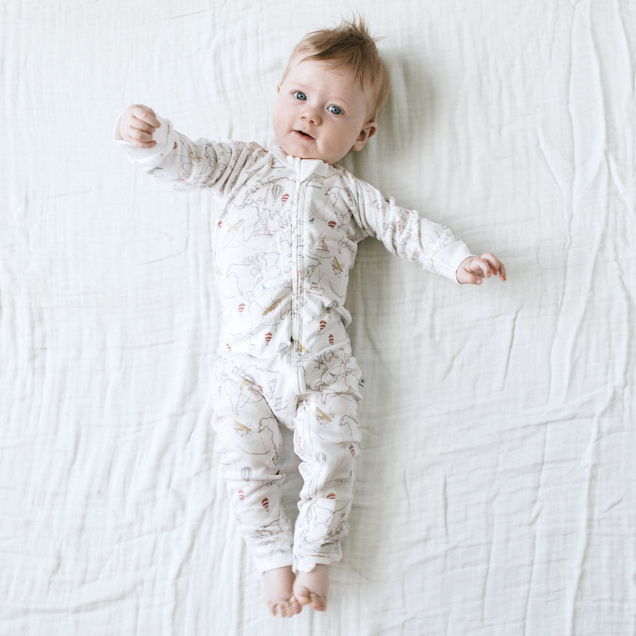 KAYS + KINS Growsuit - World Explorer - 6-12M