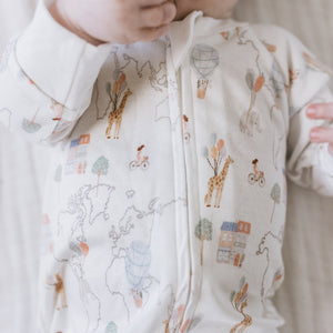 KAYS + KINS Growsuit - World Wanderlust - 12-18M