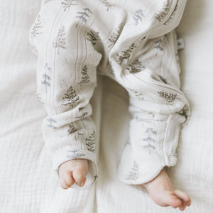 KAYS + KINS Pointelle Growsuit - Frostree - 12-18M