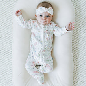 KAYS + KINS Frilled Growsuit - Seabloom - 0-3M