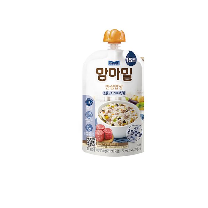 Maeil Beef & Eggplant Porridge 140g pouch