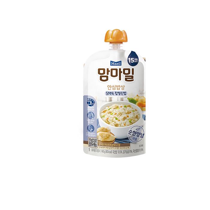 Maeil Chicken Soup & Sticky Rice Porridge 140g pouch