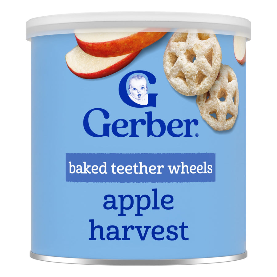 Gerber Apple Harvest Teether Wheels, 1.48 oz (42 g)