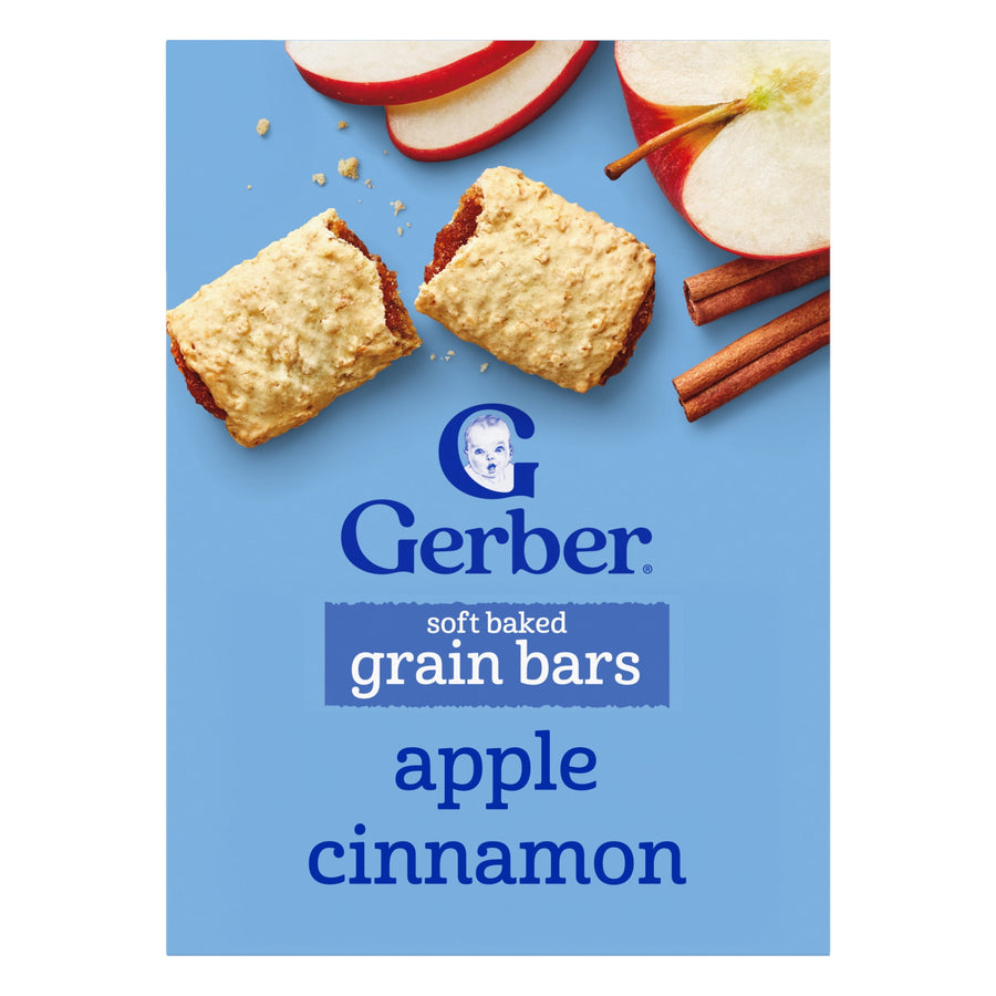 Gerber Soft Baked Grain Bars Apple Cinnamon
