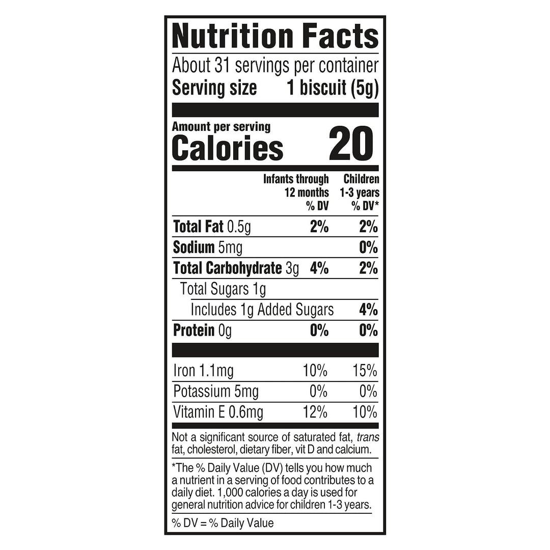 Gerber Arrowroot Biscuits, 5.5 oz (10m+)