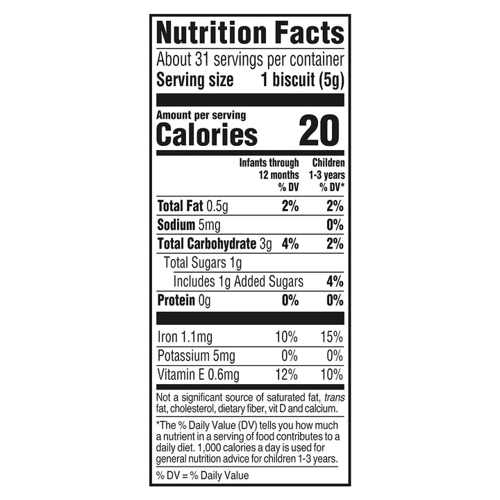 Gerber Arrowroot Biscuits, 5.5 oz (10m+)