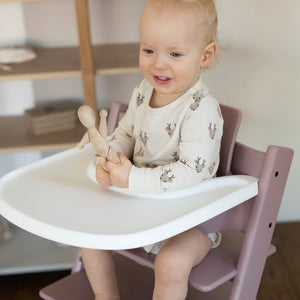 Stokke Tripp Trapp High Chair 4 Items Bundle + FREE Ezpz Placemat - lifestyle