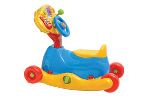 VTech Grow and Go Ride On in rocker mode