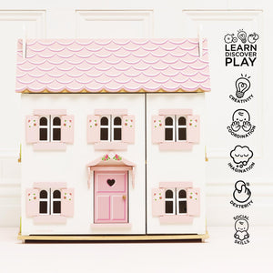 Le Toy Van Sophie's Dolls House opened out