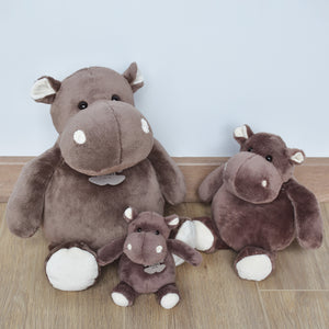 Histoire d'Ours plush hippopotamus 38 cm shown with the 14 cm size