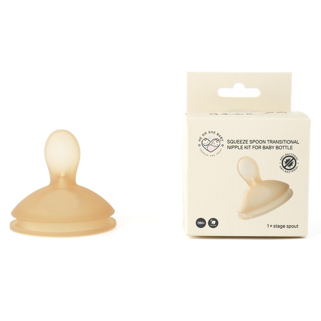 HE OR SHE Squeeze Spoon Transitional Teat