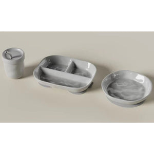 He or She Ripple Feeding Set in grey
