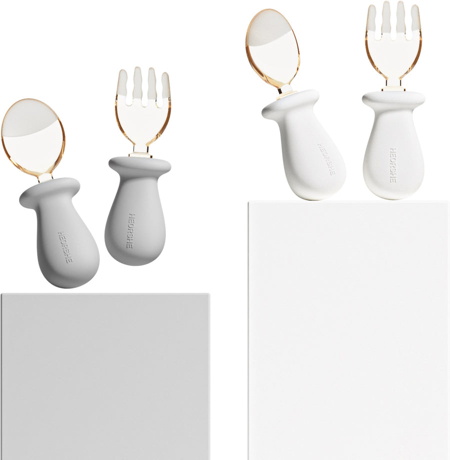 HE OR SHE Tiny Spoon Fork Set