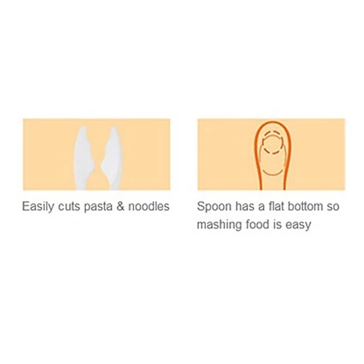 Combi Baby Noodle Cutter & Spoon Set with Case