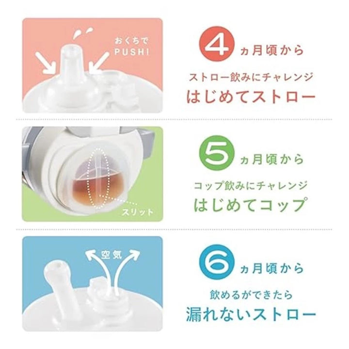 Combi Baby Lakumug First Cup 240ml Step 2