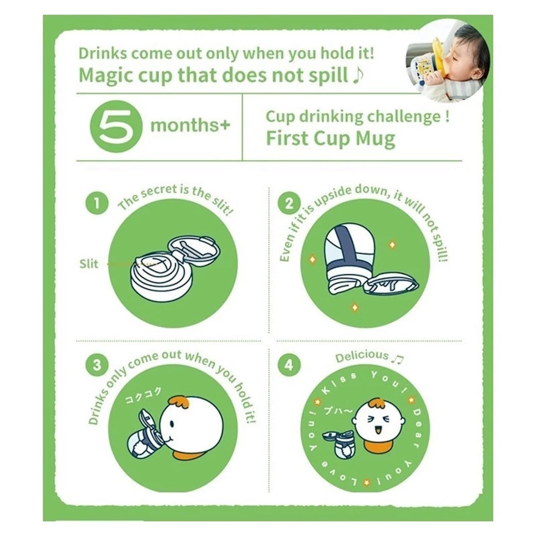 Combi Baby Lakumug First Cup 240ml Step 2