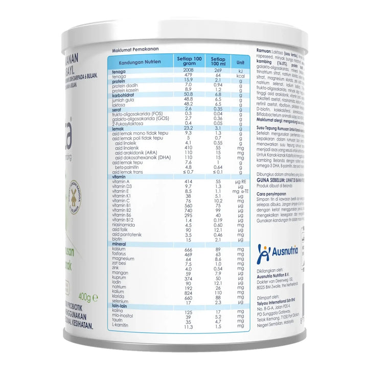 Kabrita Goat's Milk Children Formula (12-24 Months) 400g