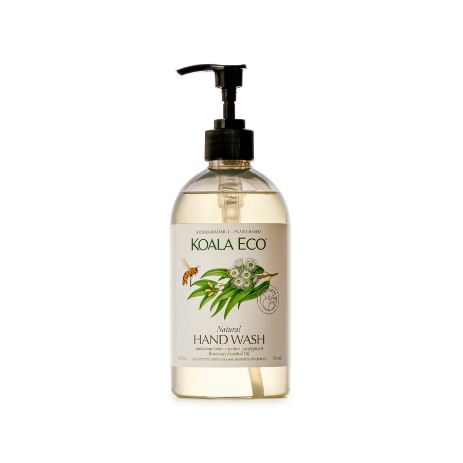 Koala Eco Natural Hand Wash 500ml, Lemon Scented Eucalyptus & Rosemary