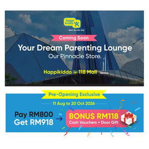 Happikiddo @ 118 Mall Pre-Opening Voucher Bundle — Pay RM800, Get RM918