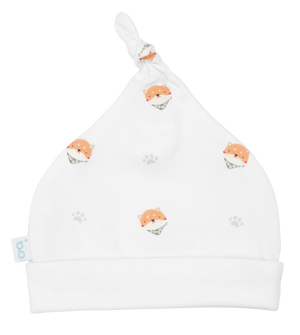 Granny Ben Muslin Top Knot Beanie Hat