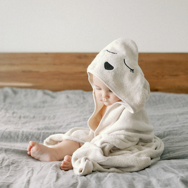 Kays + Kins Bamboo Hooded Towel Bear