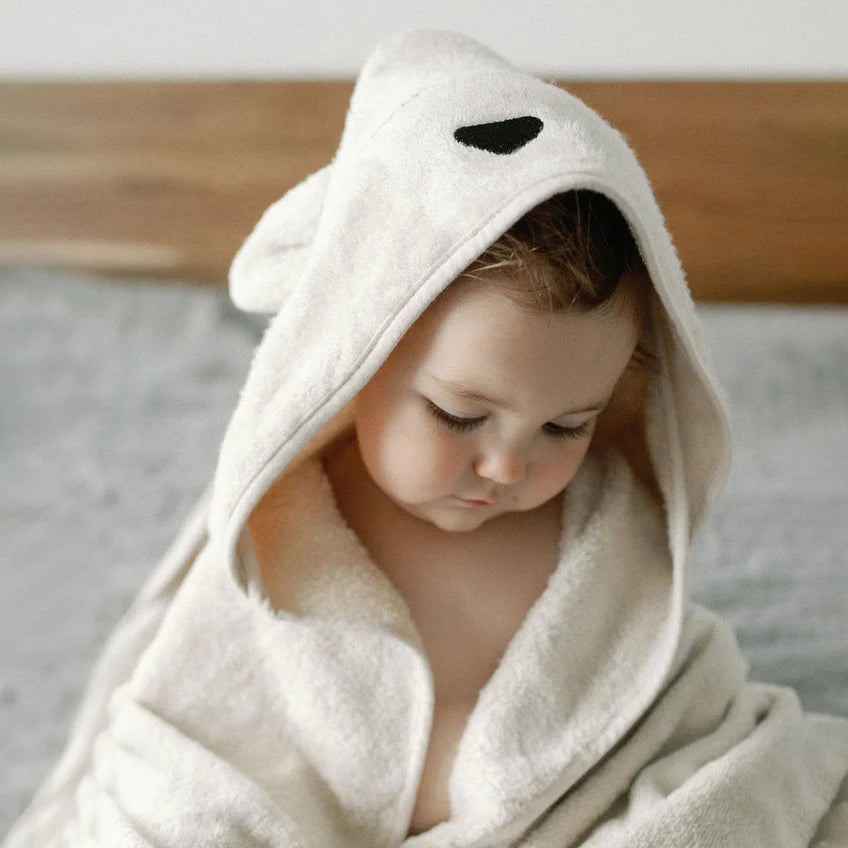Kays + Kins Bamboo Hooded Towel Bear