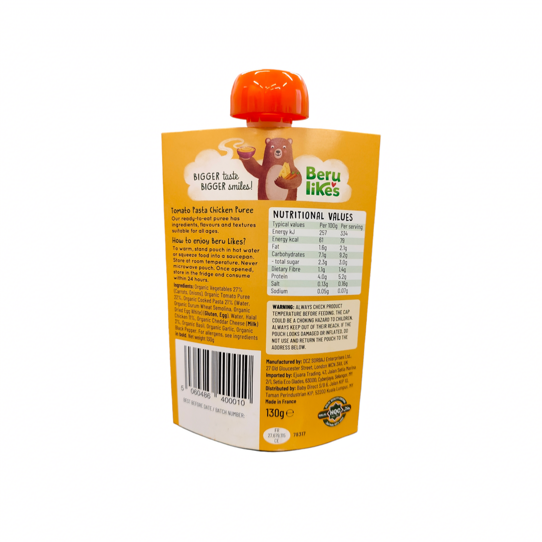 Beru Likes Halal Organic Baby Puree 130g
