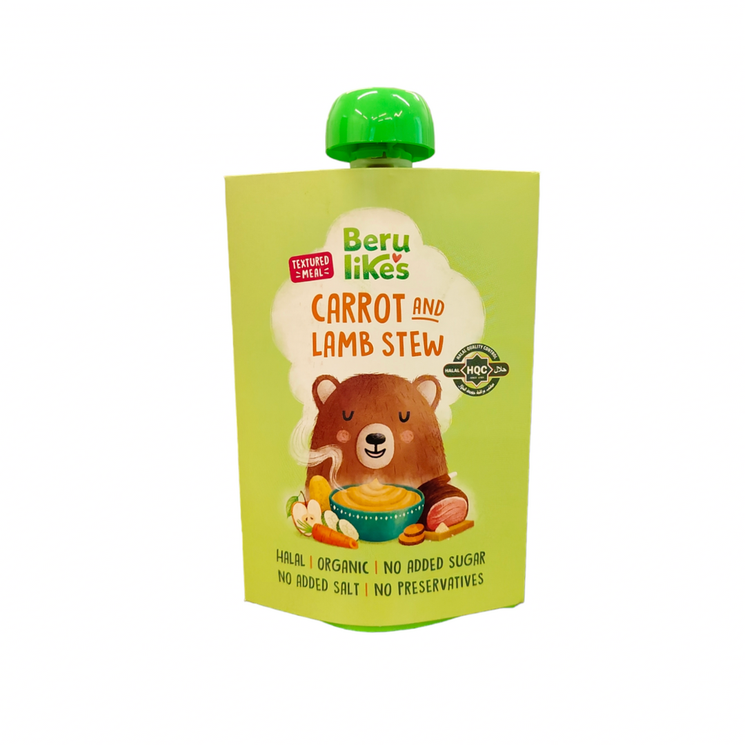 Beru Likes Halal Organic Baby Puree 130g