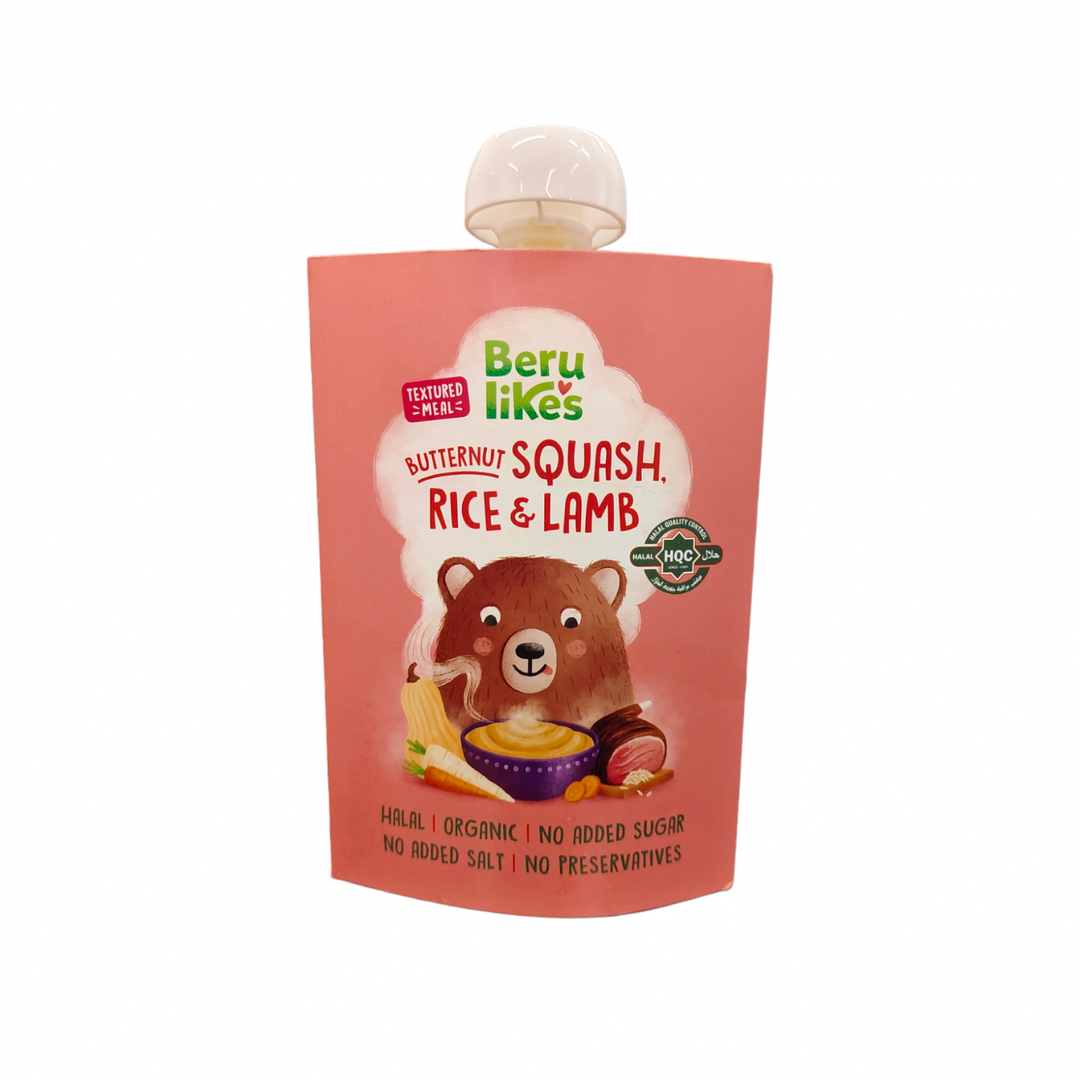Beru Likes Halal Organic Baby Puree 130g