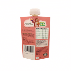 Beru Likes Halal Organic Baby Puree 130g
