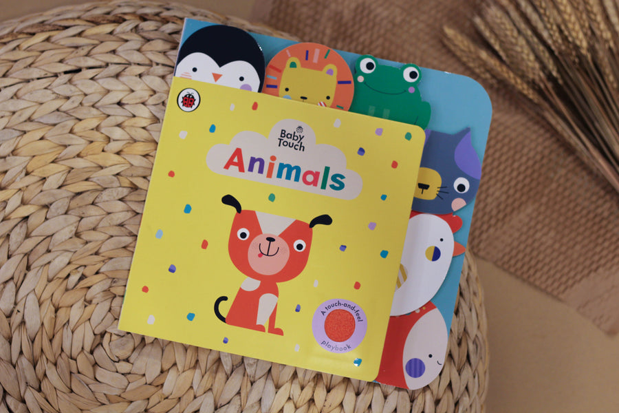 Baby Touch: Animals Tab Book by Ladybird, animal-shaped tabs