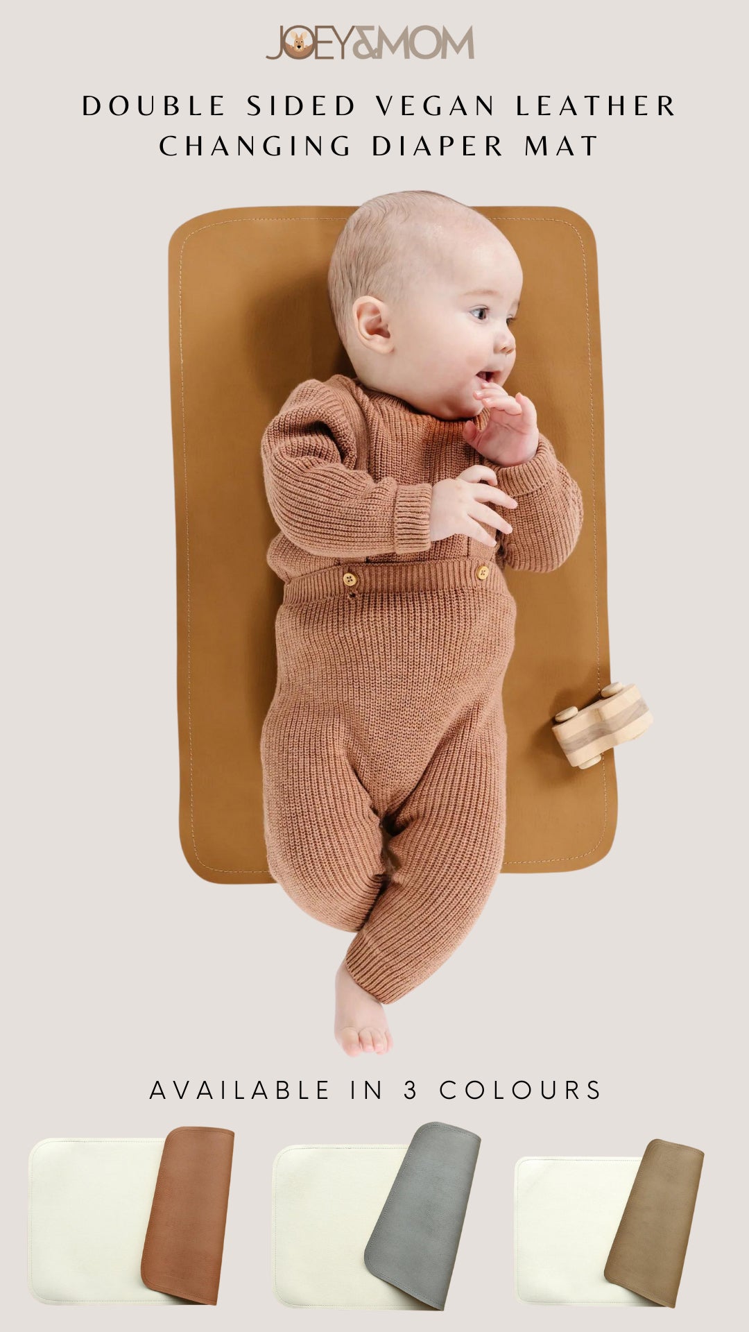 Joey&Mom Double Sided Changing Diaper Mini Mat