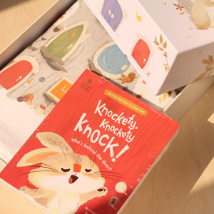 Knockety Knockety Knock storybook and gift box