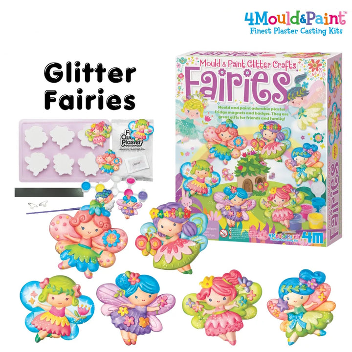 4M Mould & Paint / Glitter Fairies