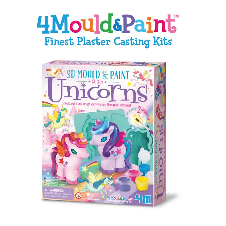 4M Mould & Paint - 3D Unicorns