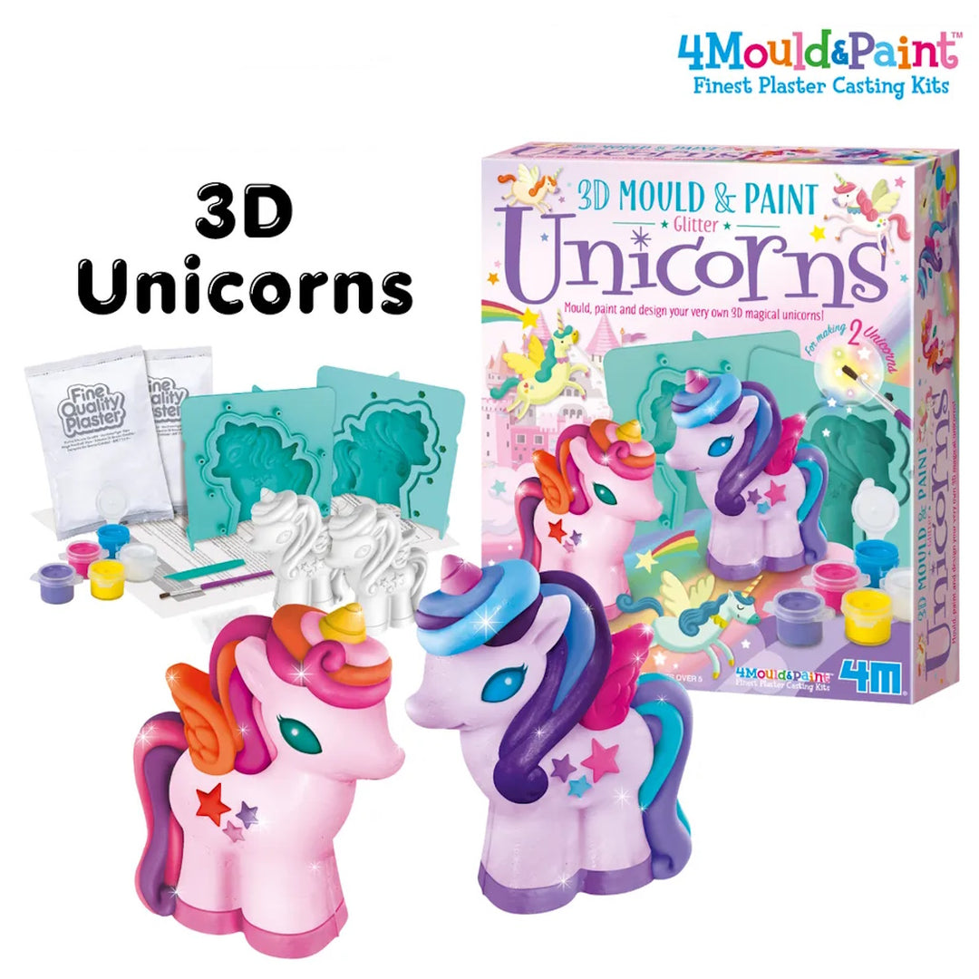 4M Mould & Paint - 3D Unicorns