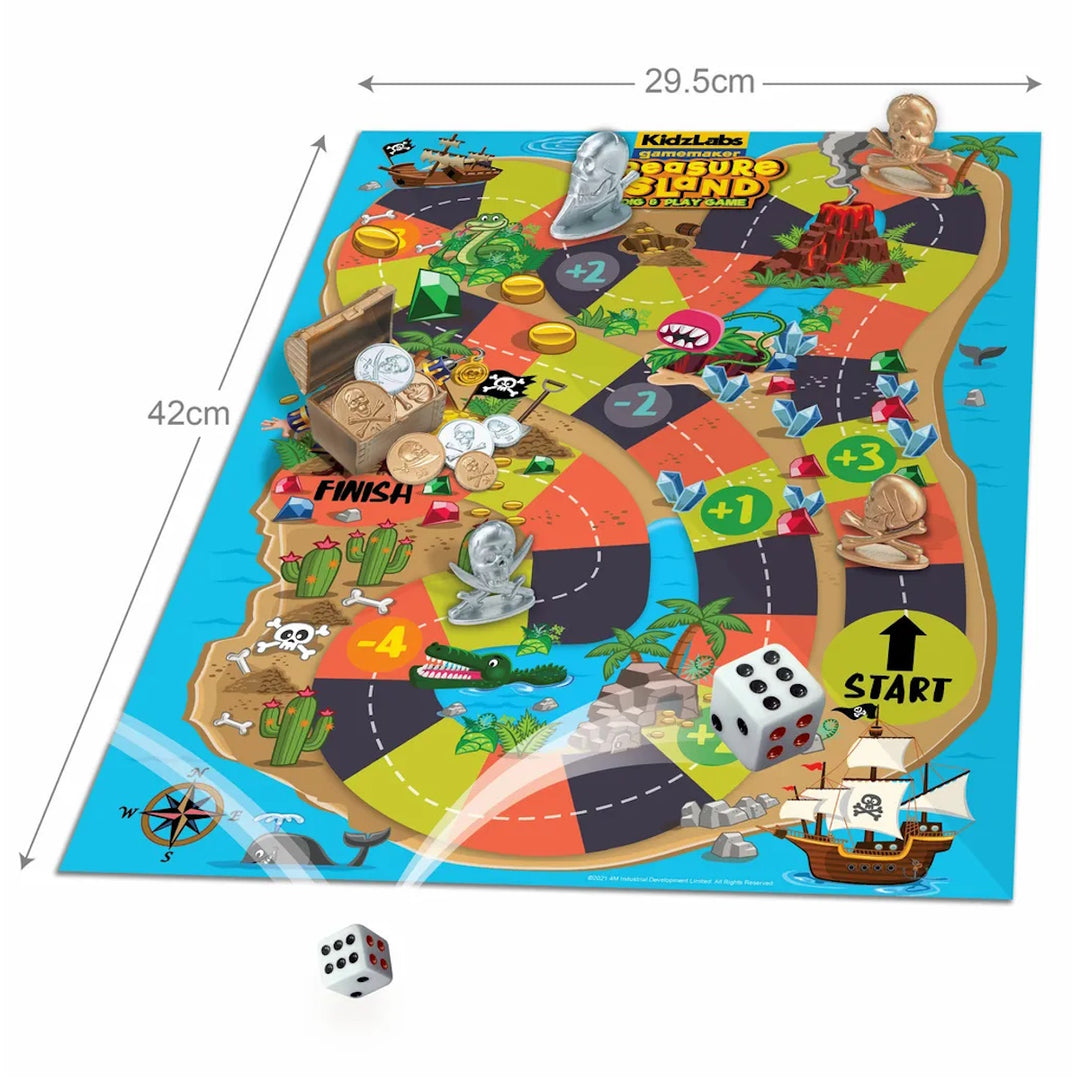 4M KidzLabs Gamemaker / Treasure Island Dig & Play Game