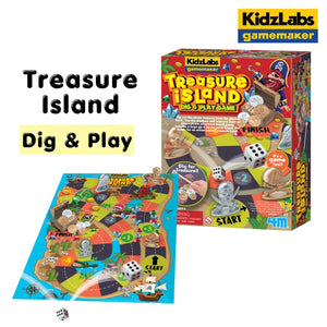4M KidzLabs Gamemaker / Treasure Island Dig & Play Game