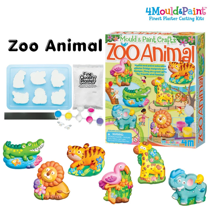 4M Mould & Paint / Zoo Animal