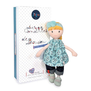 Jolijou Les Canailles rag doll Evy with its gift box
