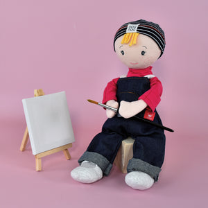 Jolijou Les Canailles rag doll Faustin seated