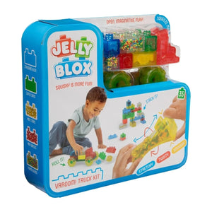 Jelly Blox Vrroom! Truck Kit retail pack, 35 pieces