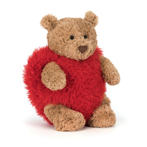 Jellycat Bartholomew Bear Heartthrob (26x12x8cm)