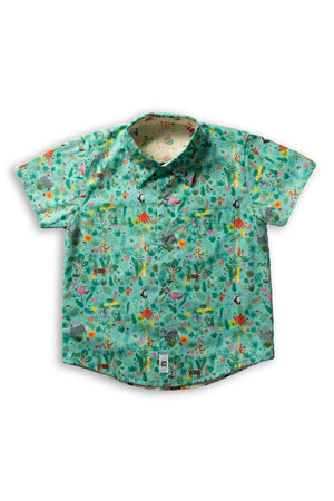 Maison Q Jungle Jamboree Reversible Shirt