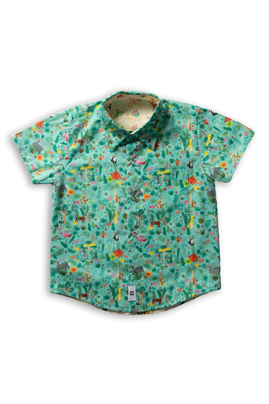Maison Q Jungle Jamboree Reversible Shirt