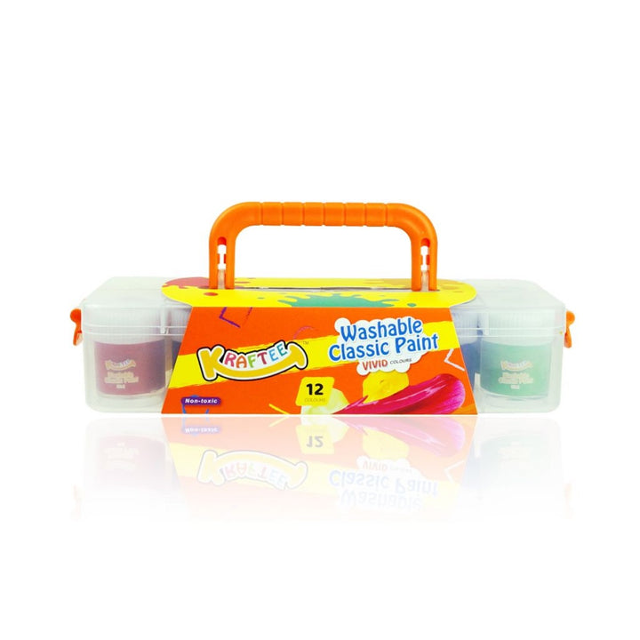 Kraftee 12ct Washable Classic Paints